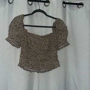 Lush Cropped Blouse